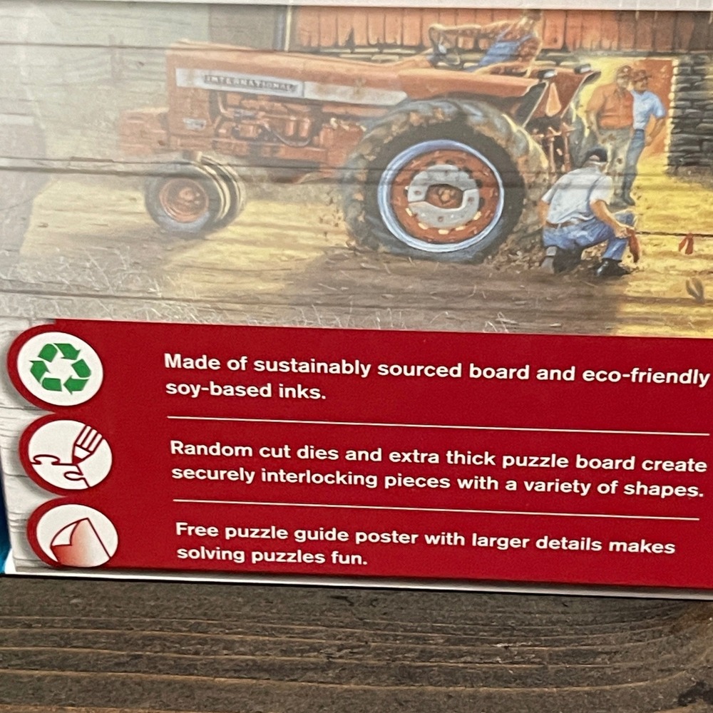 Master Pieces McCormick‎ International Tractor Puzzle 1,000 Pc "The Rematch - Picture 4 of 8